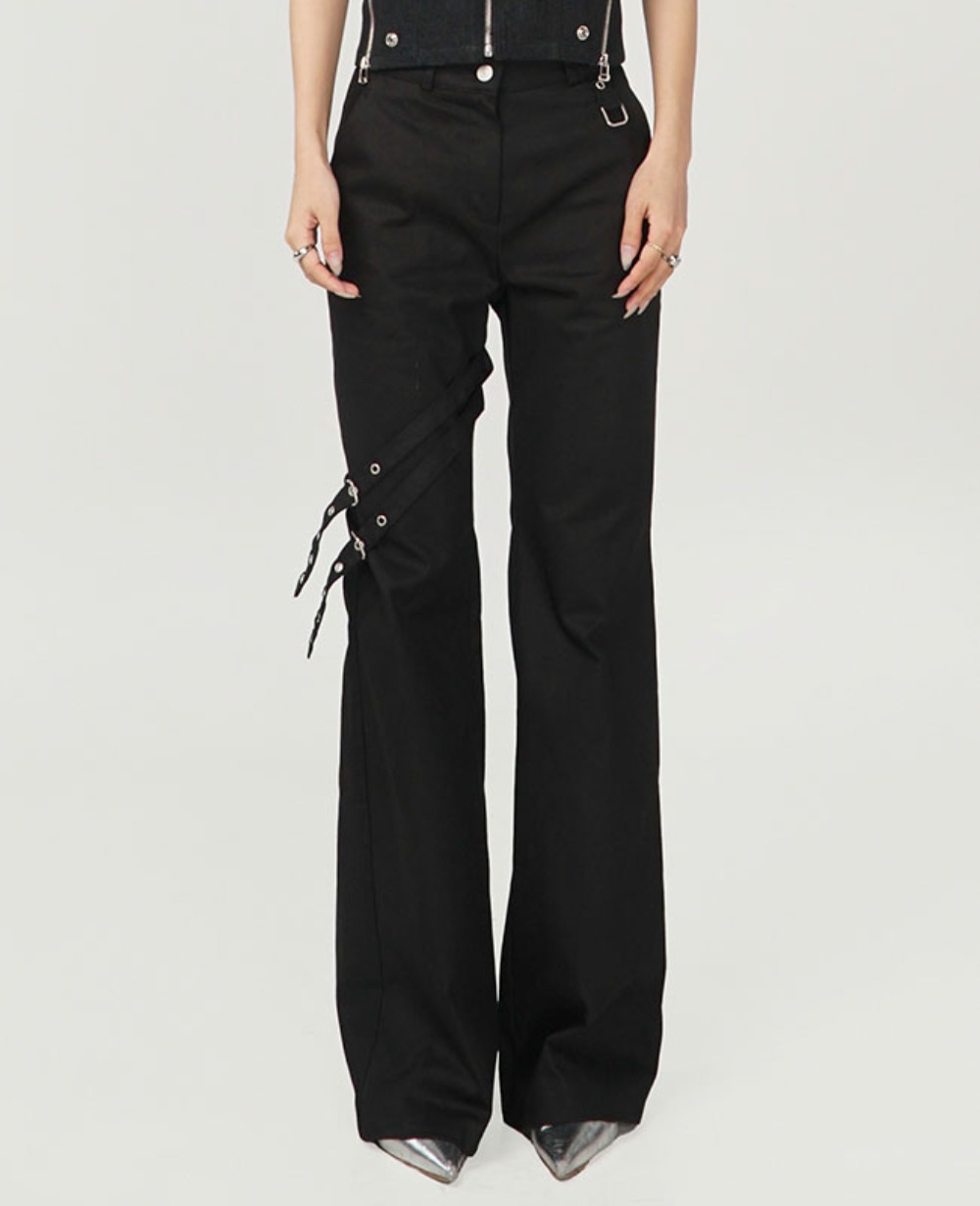 013 belted trouser pants
